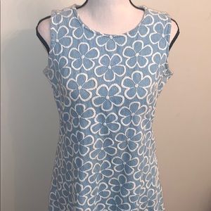 COPY - Vintage 90’s Light Denim Dress w/Stitched Flowers